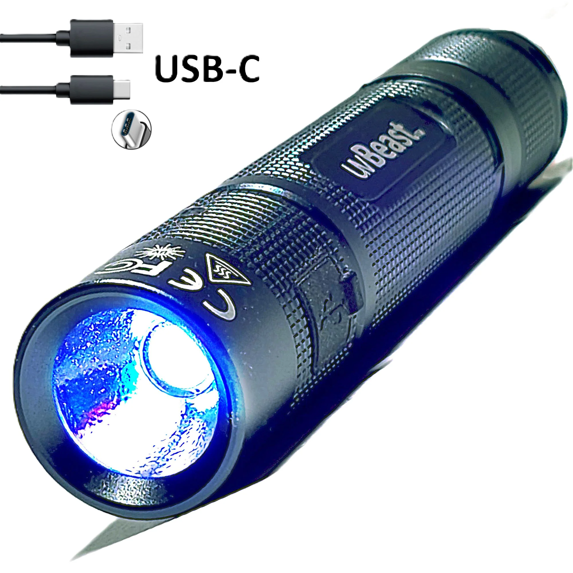 uvBeast - 385-395nm UV Flashlights Black Lights - High Power